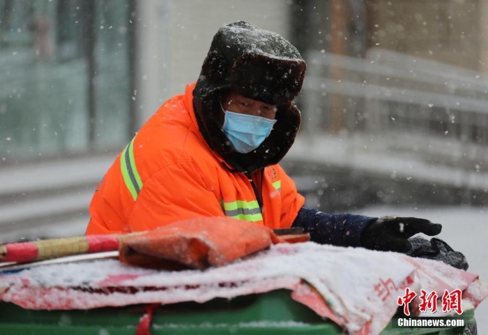 疫情下的河北固安：风雪中的坚守