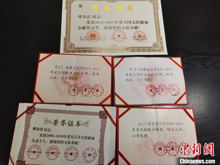 台胞傅金忠：十九公升的“血”脉相连