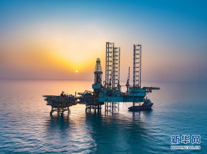 航拍中国渤海新发现亿吨级油气田