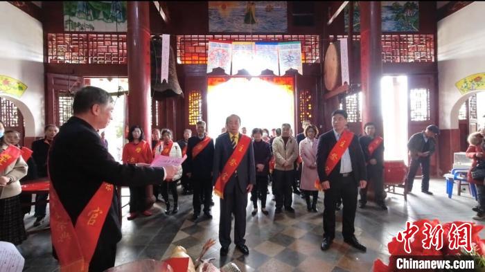 2月27日，郑成功祭祀活动在福建南平举行。　水源 摄