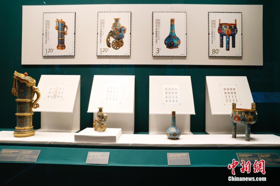 故宫主题邮票特展 邮票首次与文物同框