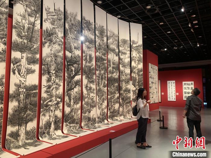 展览现场。　奚金燕 摄
