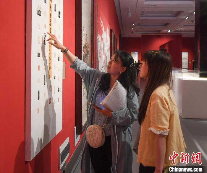 展览现场。　王刚 摄