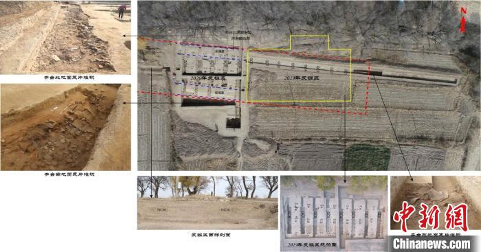 沙梁子古城遗址发现的夯土台基 内蒙古自治区文物考古研究院供图