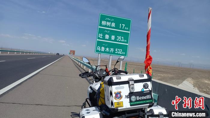 图为陈文仁的摩托车。　受访者供图