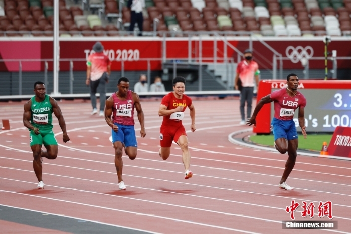 中国飞人苏炳添获东京奥运男子百米第六名