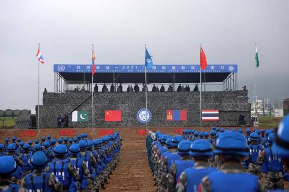 中國首次舉辦國際維和多邊實兵演習