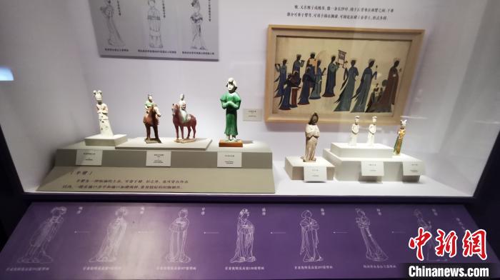 文物展品与图片、线图展示结合 应妮 摄