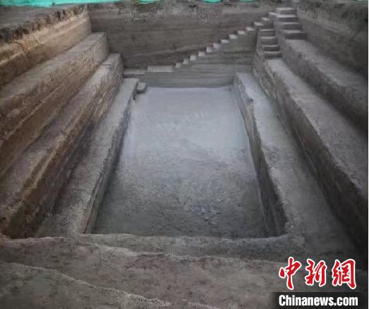 图为在北京城市副中心发现的运河故道遗址。　北京市文物局供图