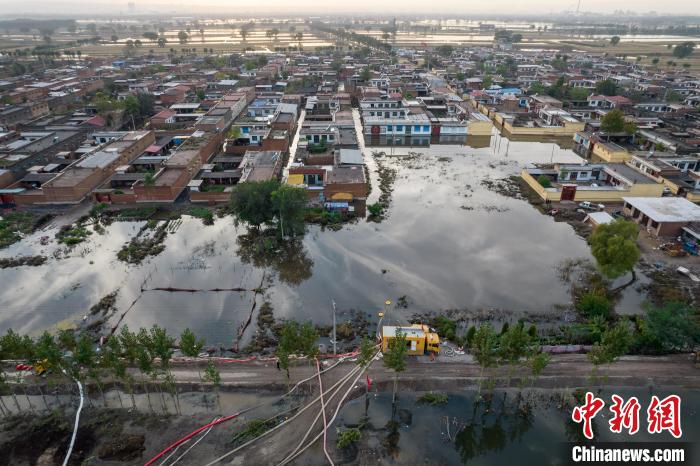 直击暴雨过后山西介休家园重建