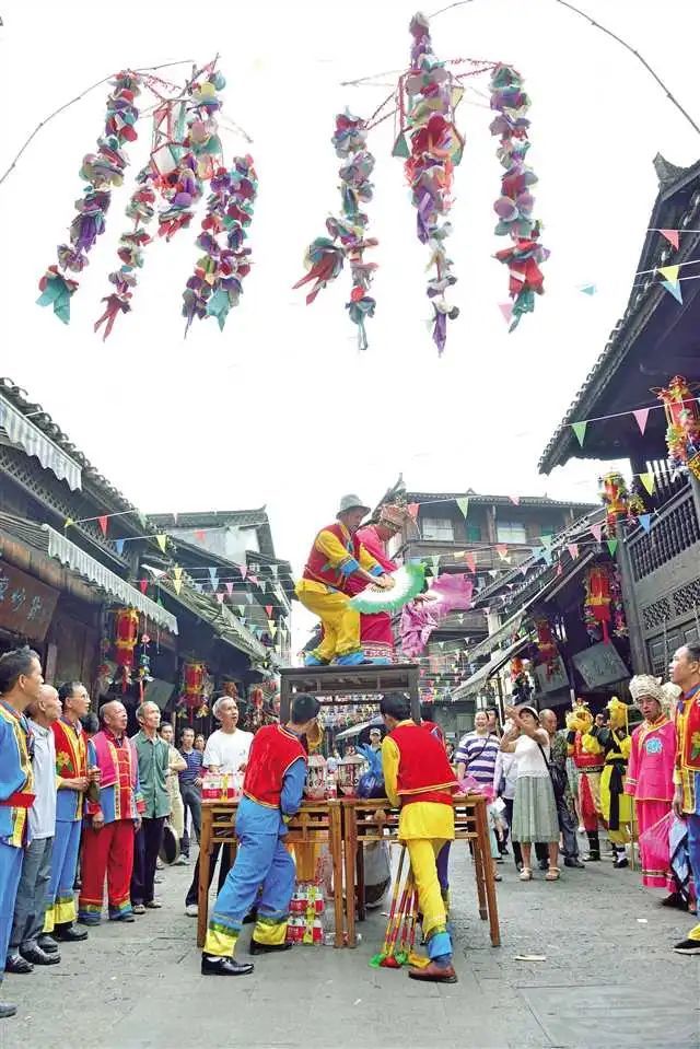 花灯表演