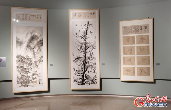 近百件画作亮相国博 描绘当代中国画名家“知行墨境”