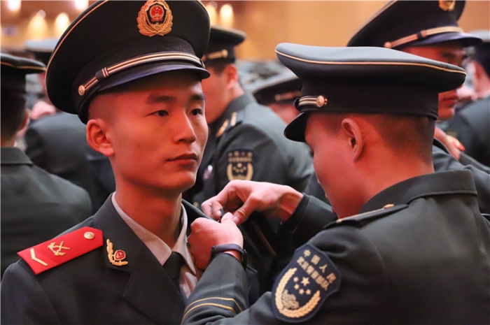 武警海警学院组织开展2021级学员入伍宣誓仪式