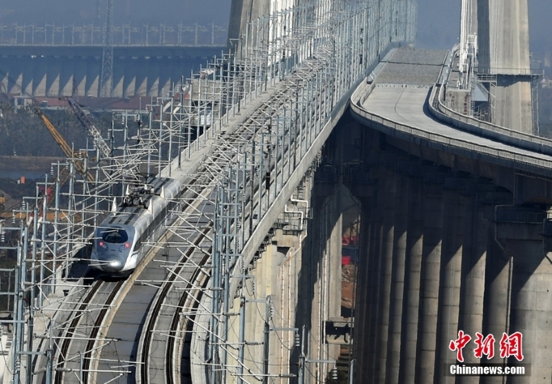 安庆至九江高铁进入全线运行试验阶段