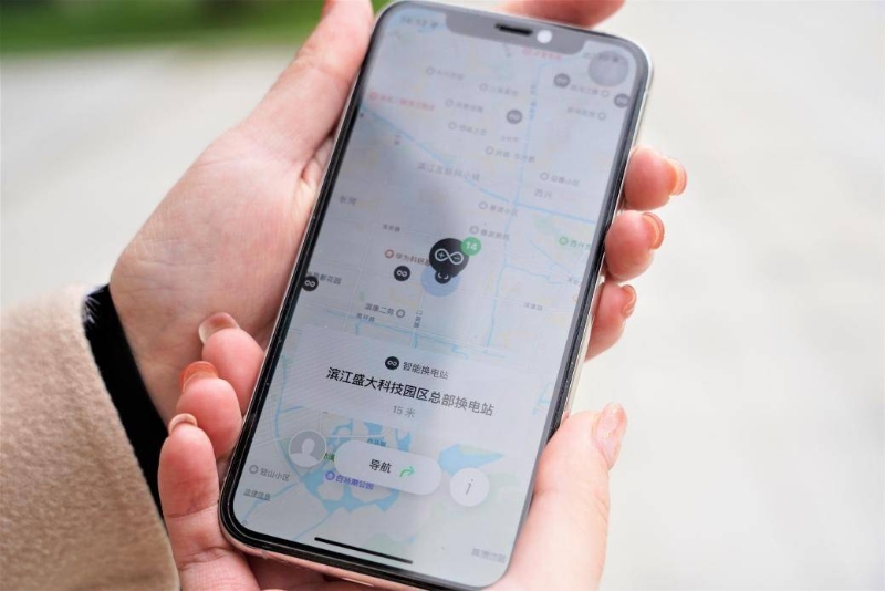 如何找到最近换电站？杭州白领图解换换智能换电“三步换电”步骤