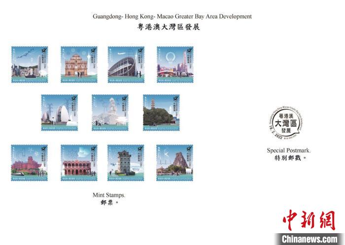 香港邮政将发行“粤港澳大湾区发展”特别邮票