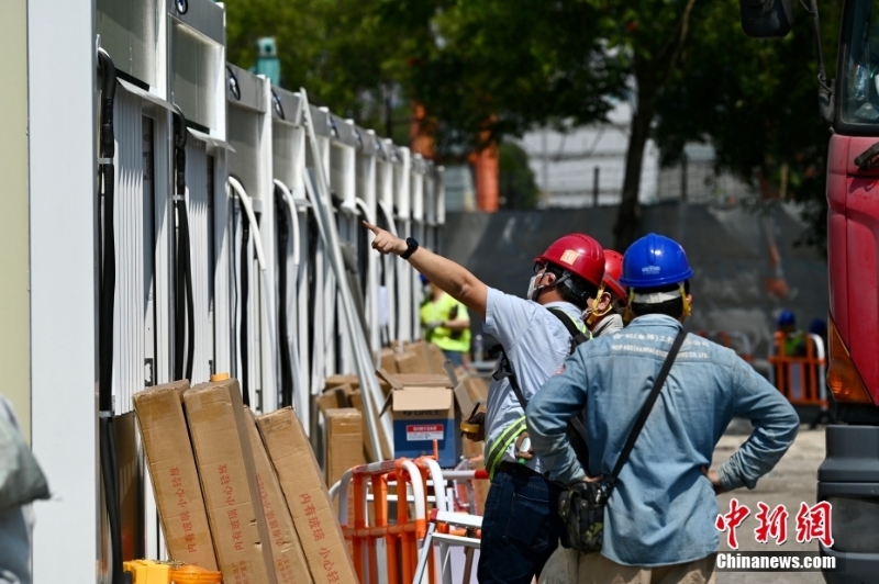 中央援建的香港青衣“方舱医院”正式竣工