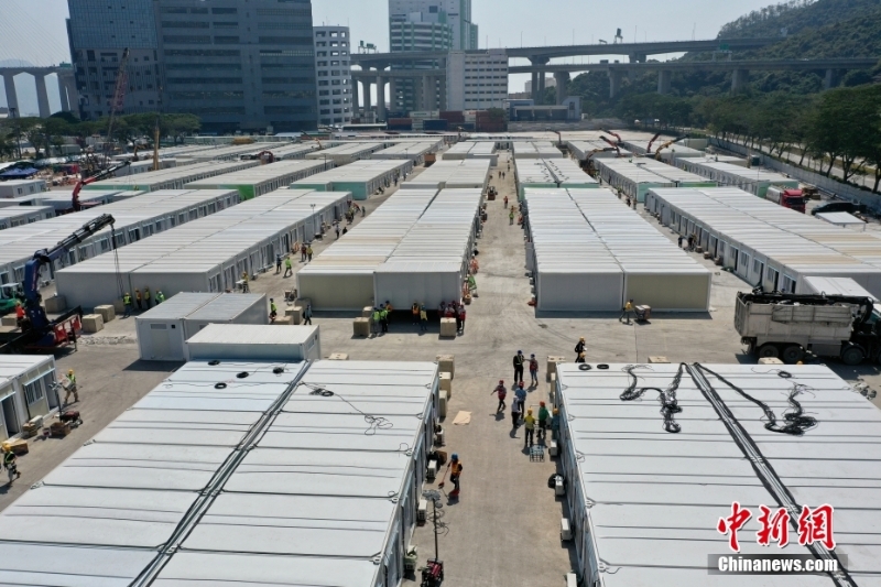 中央援建的香港青衣“方舱医院”正式竣工