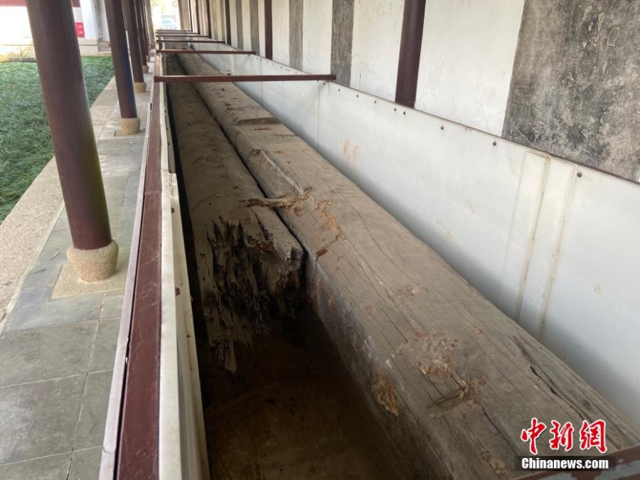 中国水下考古大发现：“长江口二号”古船启动打捞