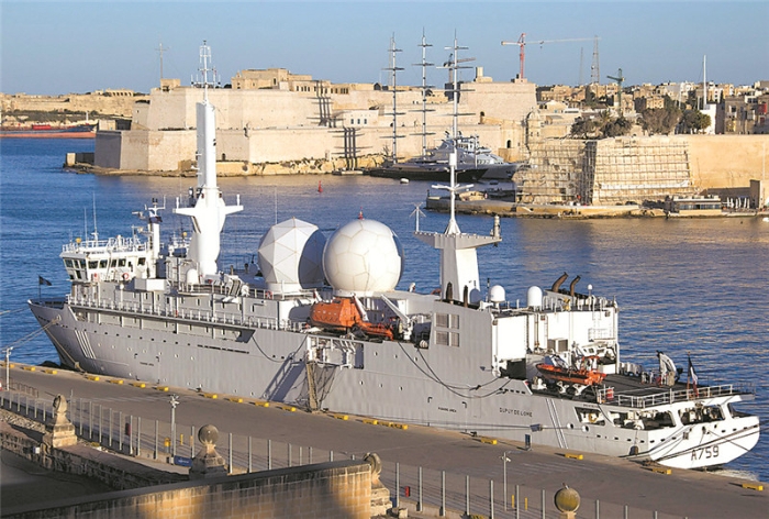 美国海军电子侦察船图片