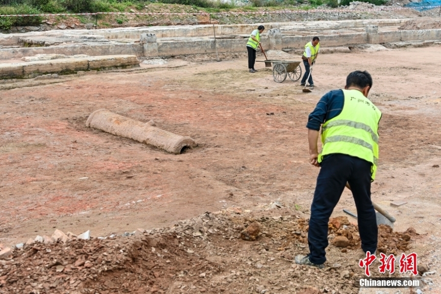 广州考古发现清代炮台和民国监狱等重要遗存