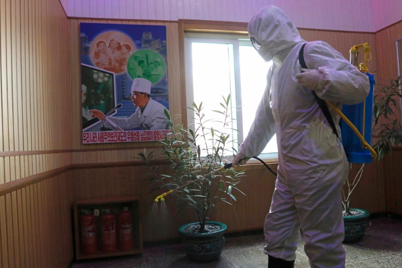 北韩爆发Omicron疫情，当局下令封锁（图/美联社）