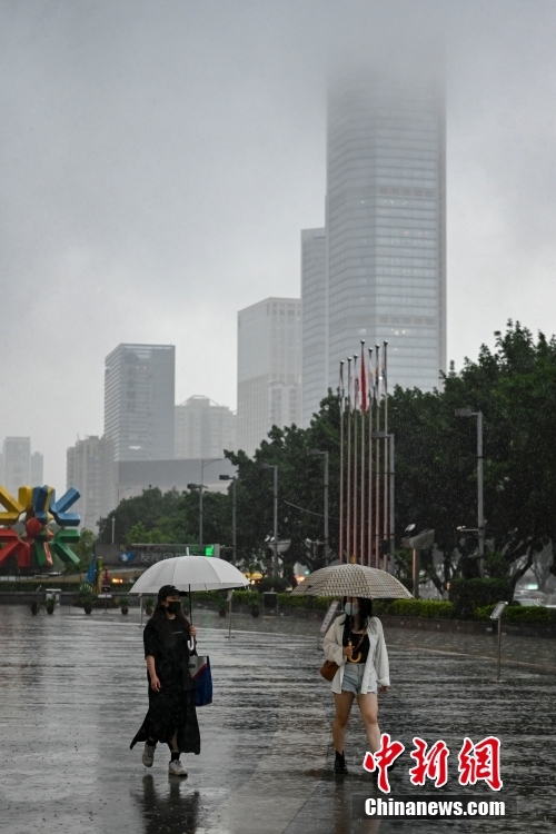 強降水雲團抵達 廣州多區發佈暴雨預警