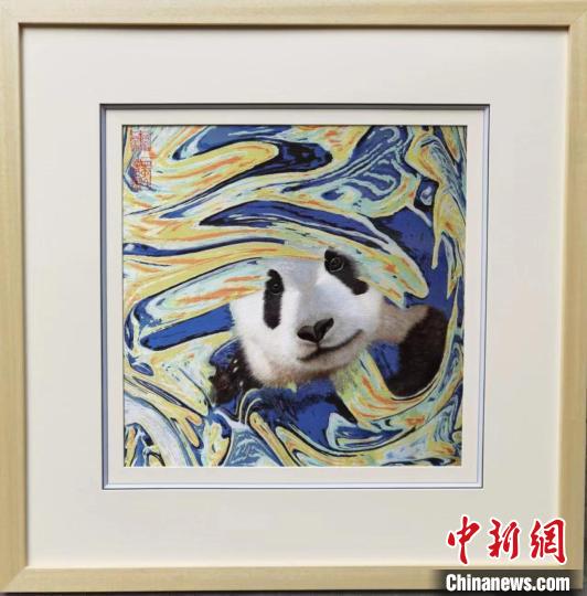 锦绣大熊猫作品。　受访者供图