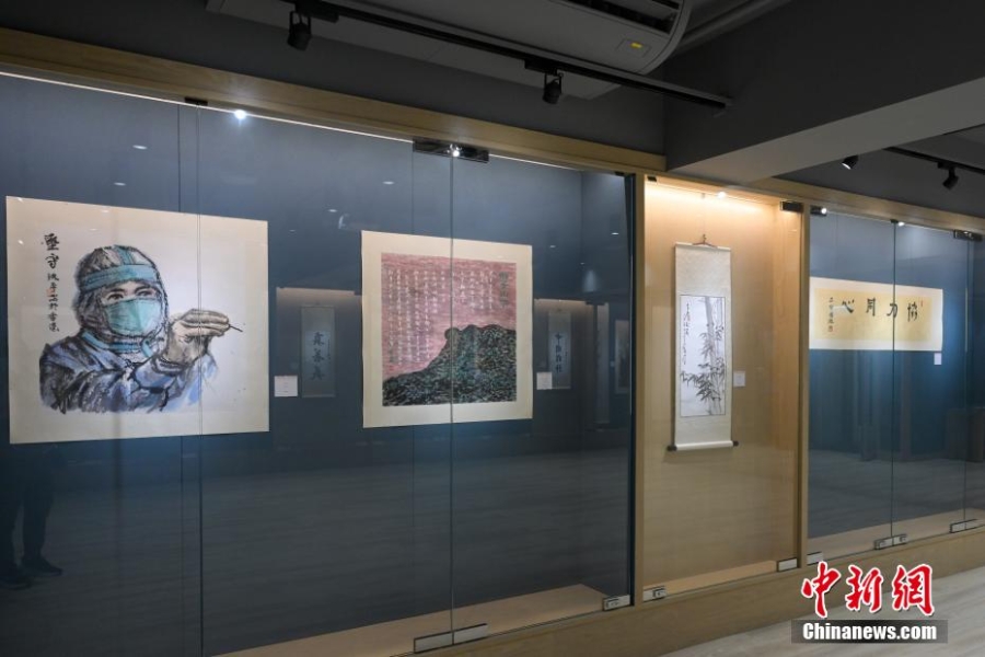 “三地艺海情浓 抗疫大爱无疆”美术作品联展在香港举行