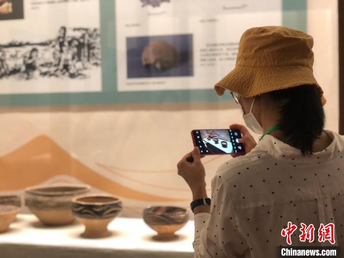 该展览共展出200余件(套)黄河流域史前文明代表性珍贵文物。　李亚龙 摄