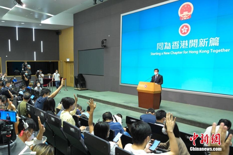 香港特区第六届政府主要官员会见传媒