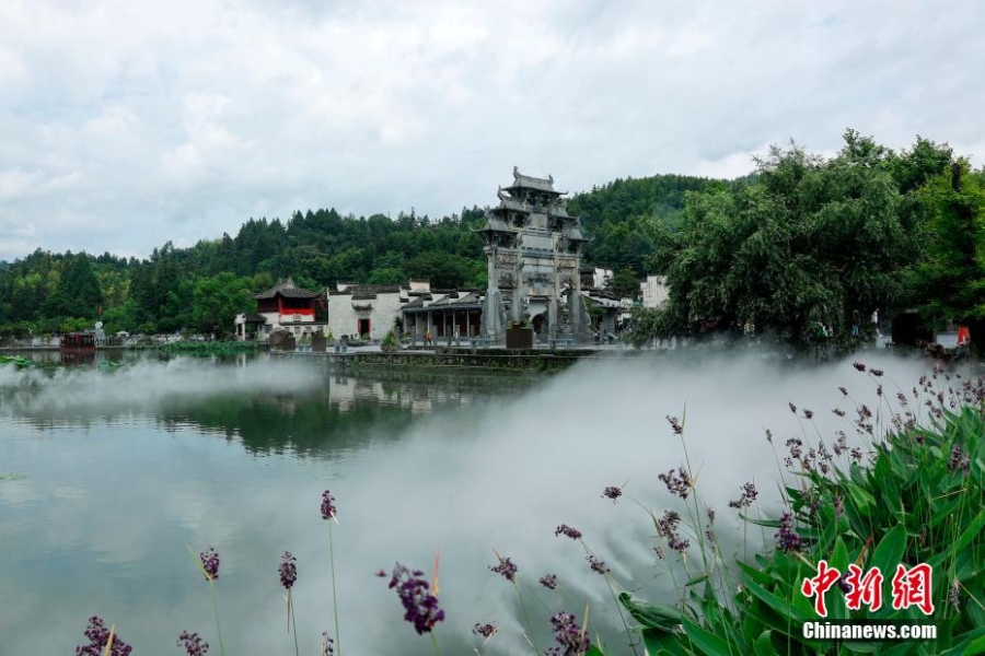 世界文化遗产地安徽西递:夏入古村景迷人