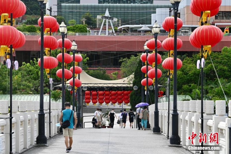 （庆祝香港回归祖国25周年）香港沙田庆回归气氛浓