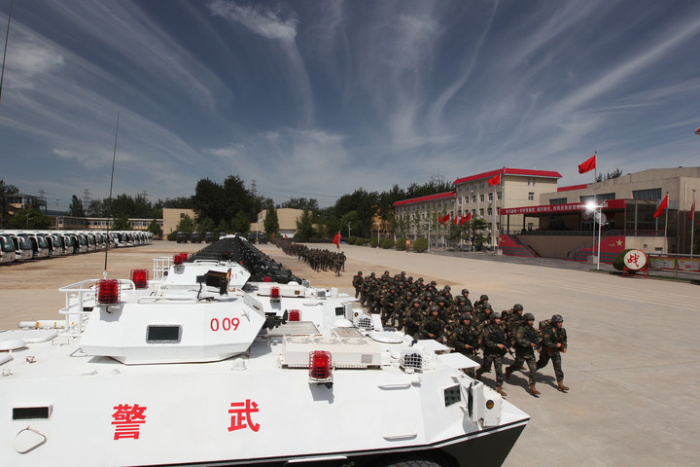 北京武警机动部队图片