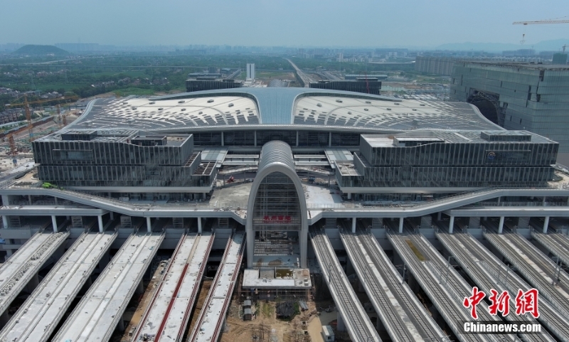 杭州亚运会重点配套工程——杭州西站基本建成