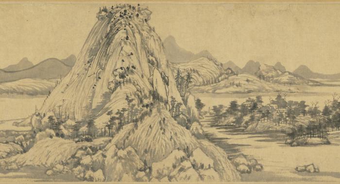 富春山居图(无用师)。图片来源：台北故宫博物院官网
