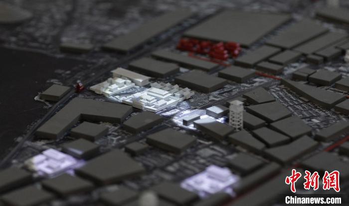 南宋臨安城的城址沙盤模型 杭州博物館 供圖