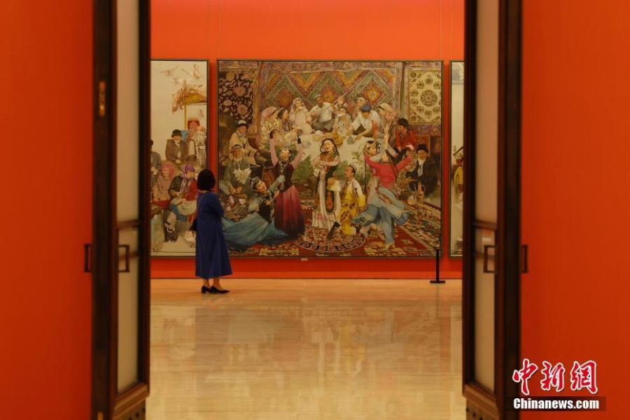 第十三届中国艺术节全国优秀美术作品展览在中国美术馆开幕