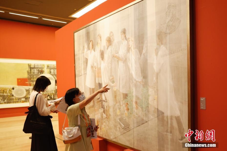 第十三届中国艺术节全国优秀美术作品展览在中国美术馆开幕