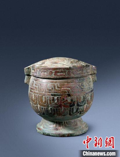 梁带村遗址诸侯芮公墓(M27)出土的一个微型铜容器。　梁带村芮国遗址博物馆 供图