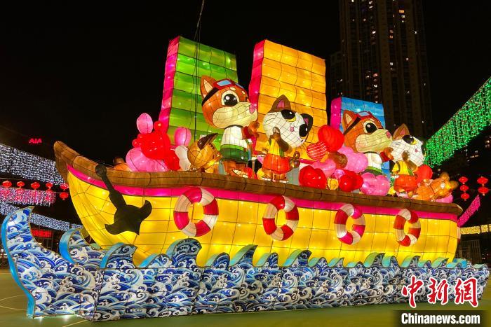为增添中秋节日气氛香港将举办彩灯展