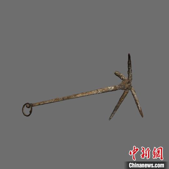 鐵錨三維模型效果圖。　上海市文旅局 供圖