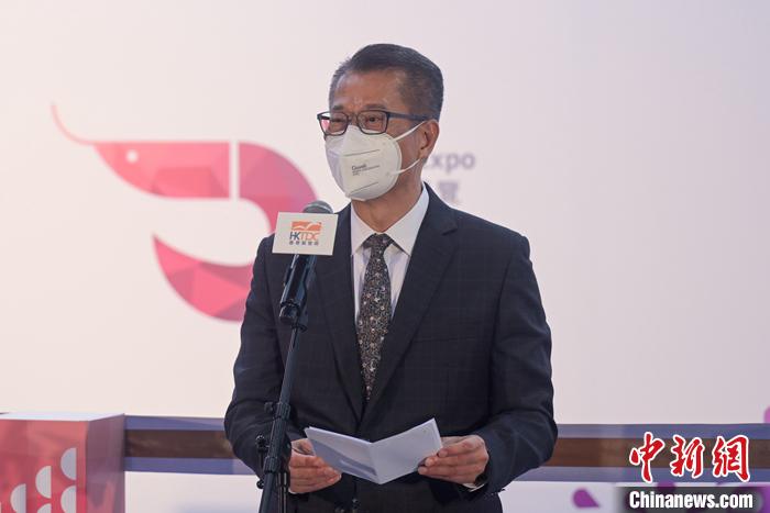 资料图：香港特区政府财政司司长陈茂波。 <a target='_blank' href='/'>中新社</a>记者 陈永诺 摄