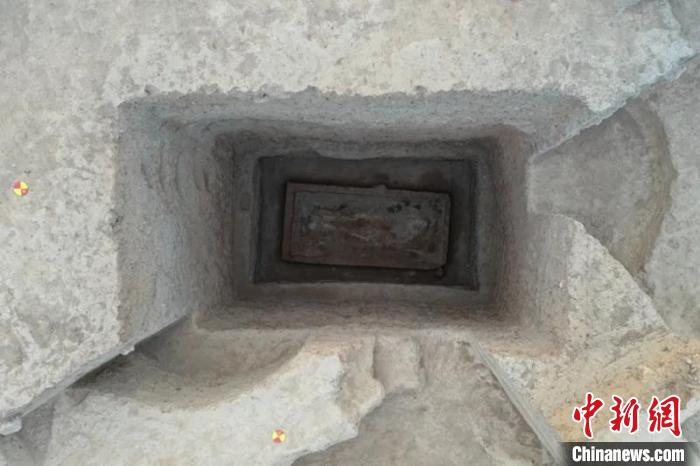 河北王家崗遺址發掘的墓葬。(資料圖) 河北省文物考古研究院供圖