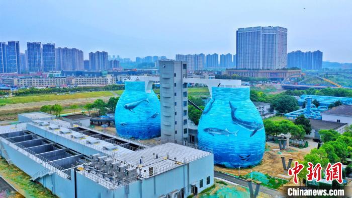 宜昌污水处理厂变身环保公园。　周星亮 摄