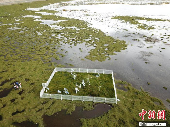 图为玉树隆宝高寒湿地生态气象试验站。　青海省气象局 供图