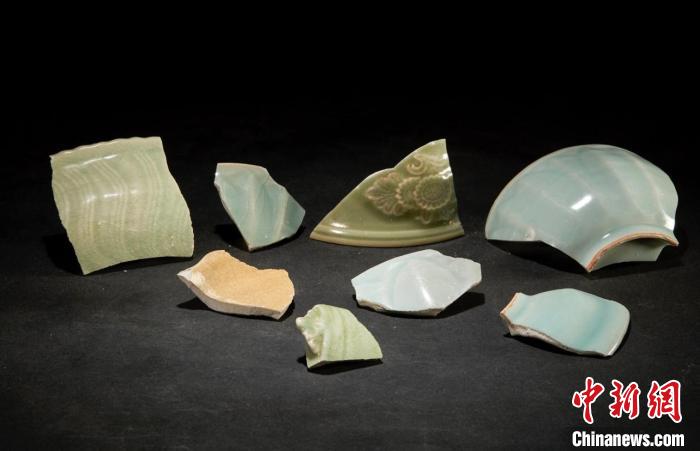 龙泉窑瓷片 温州市文物考古研究所提供