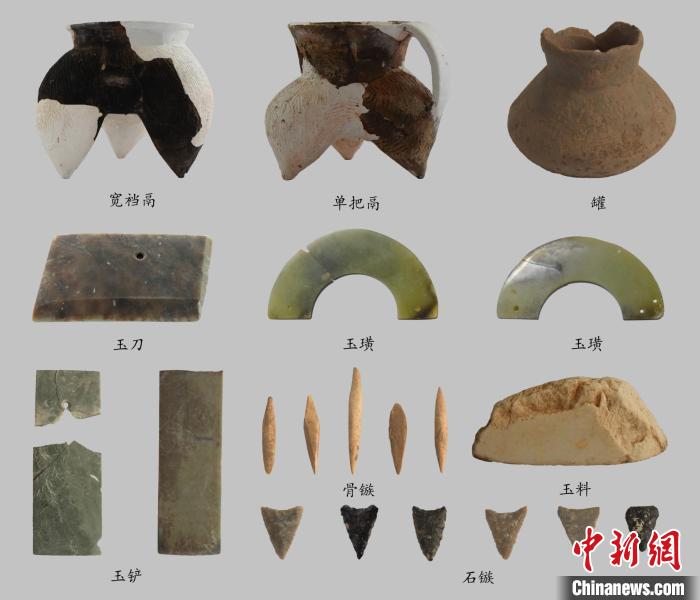 考古中国：后城咀遗址出土器物　国家文物局供图