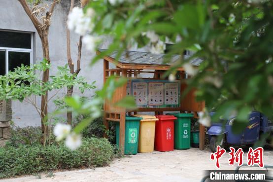 图为琯头镇长门村的可再生资源回收站。　连江县融媒体中心供图
