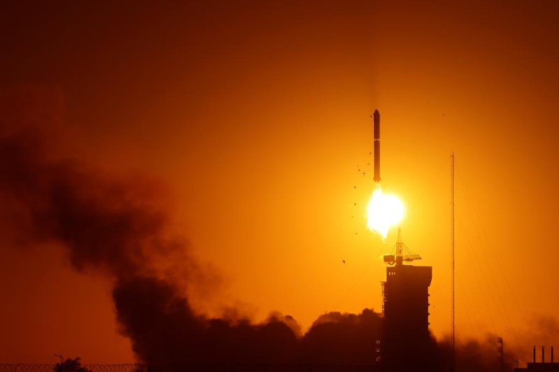 2022年10月9日，我国成功发射“夸父一号”卫星。（图源：新华社）